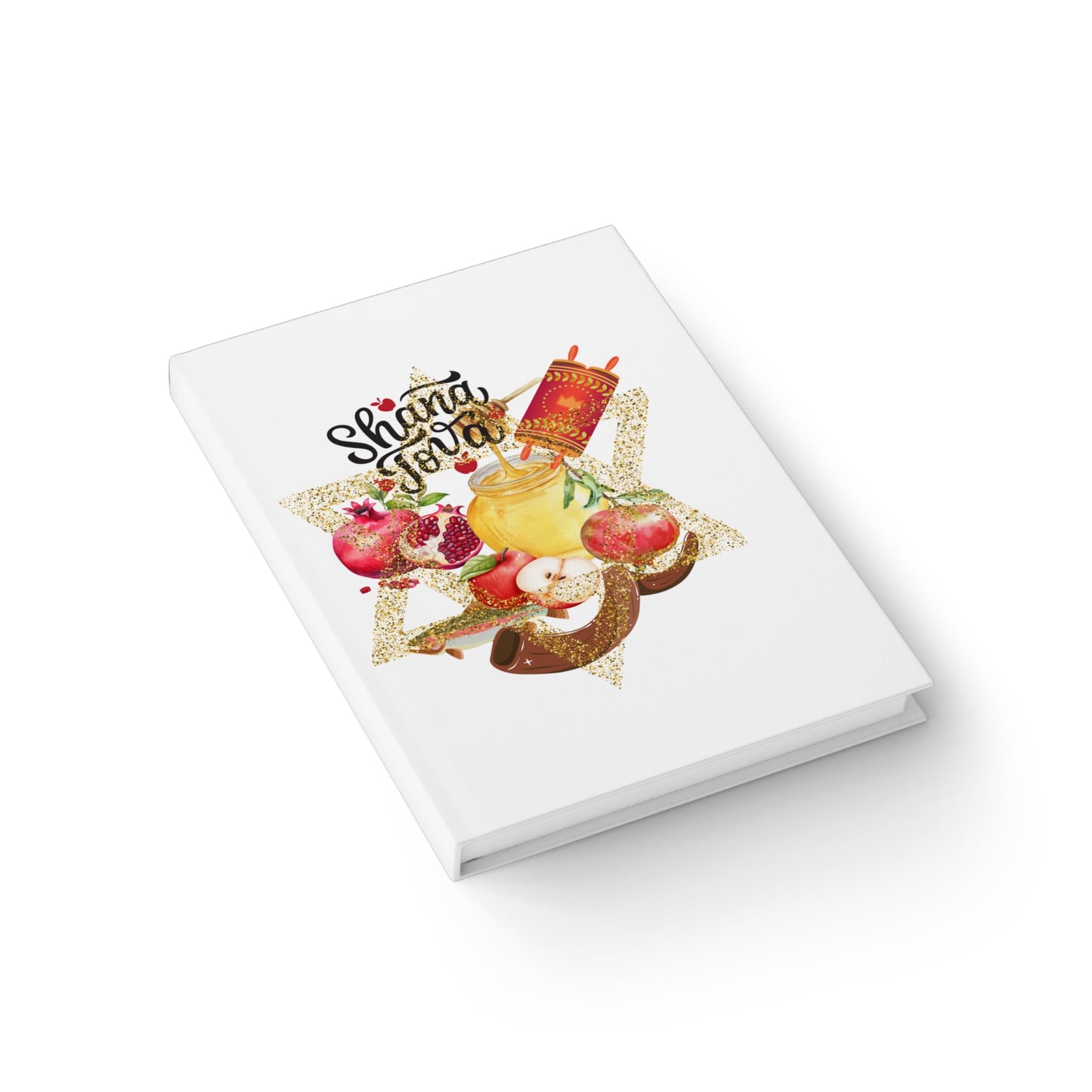 Rosh Hashanah Journal - Shana Tova | Jewish New Year Notebook, Spiritual Reflection, Holiday Gift, Stationery Item, Customizable Diary
