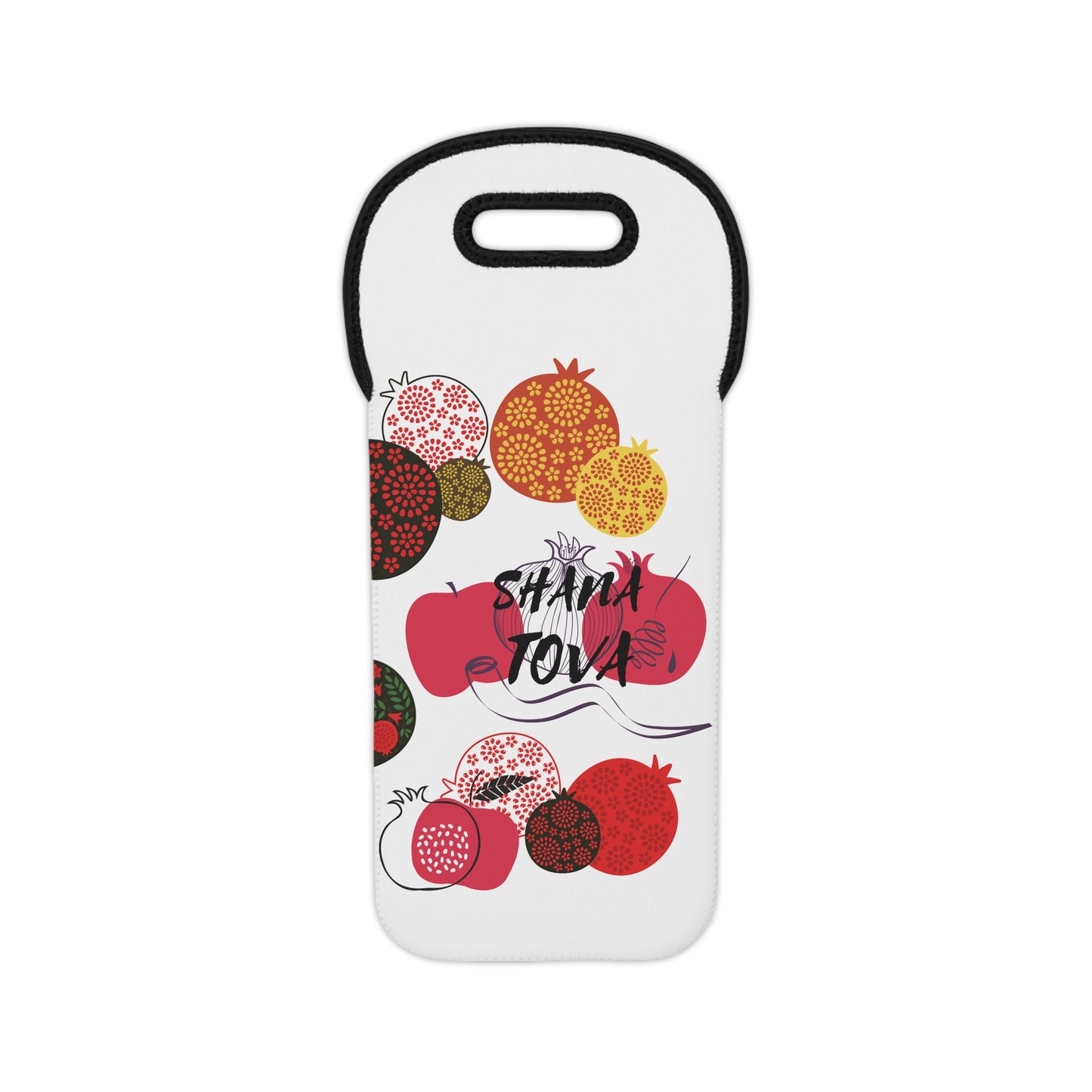 Chic Wine Tote Bag for Celebrations, Perfect for Jewish New Year and Gatherings, Stylish Wine Carrier, Unique Gift, Holiday Accessory