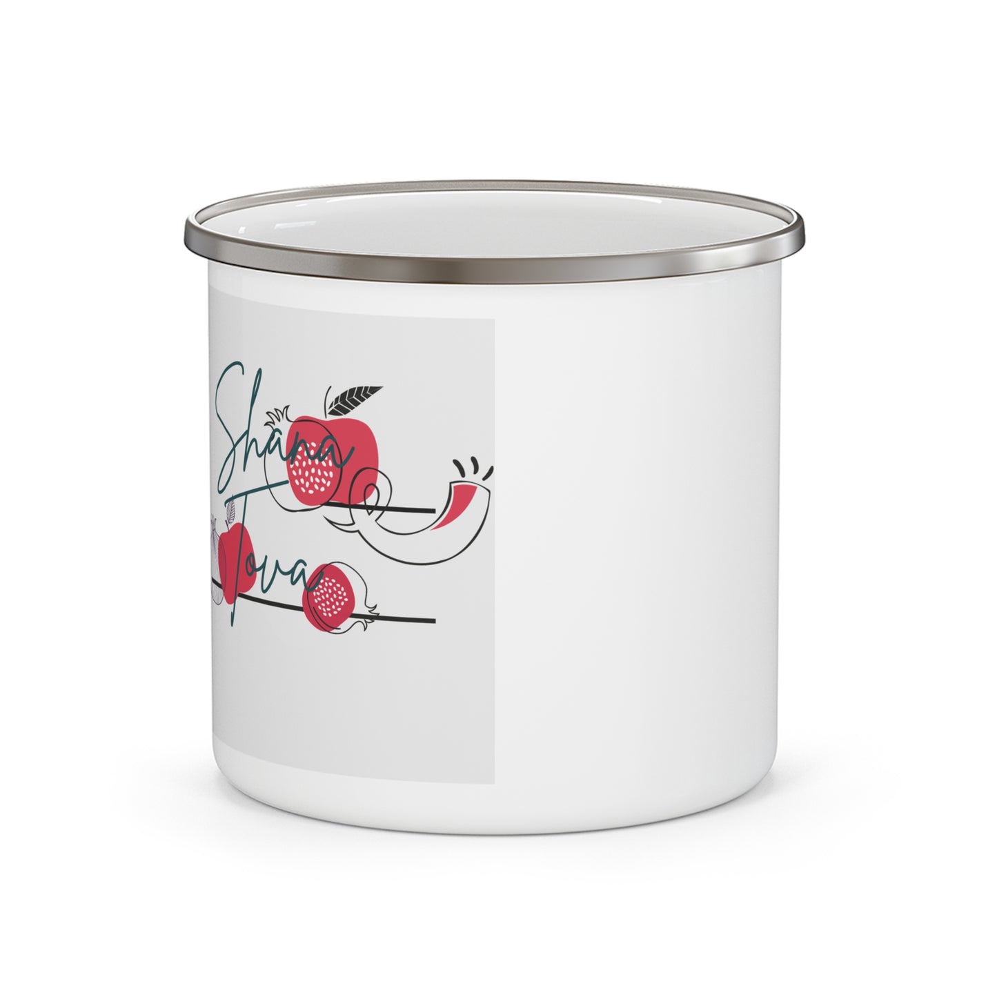 Cozy Enamel Camping Mug - Outdoor Adventure, Gift for Campers, Hiking Mug, Durable Travel Mug, Personalized Coffee Cup