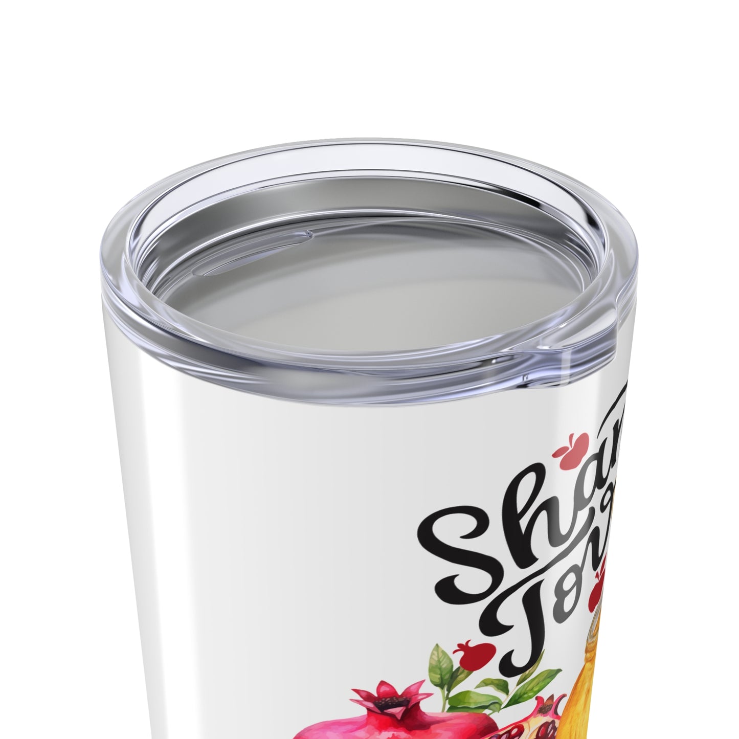 Shana Tova 20oz Tumbler, Rosh Hashanah Gift, Jewish New Year Drinkware, Fall Celebration Cup, Honey Apple Theme