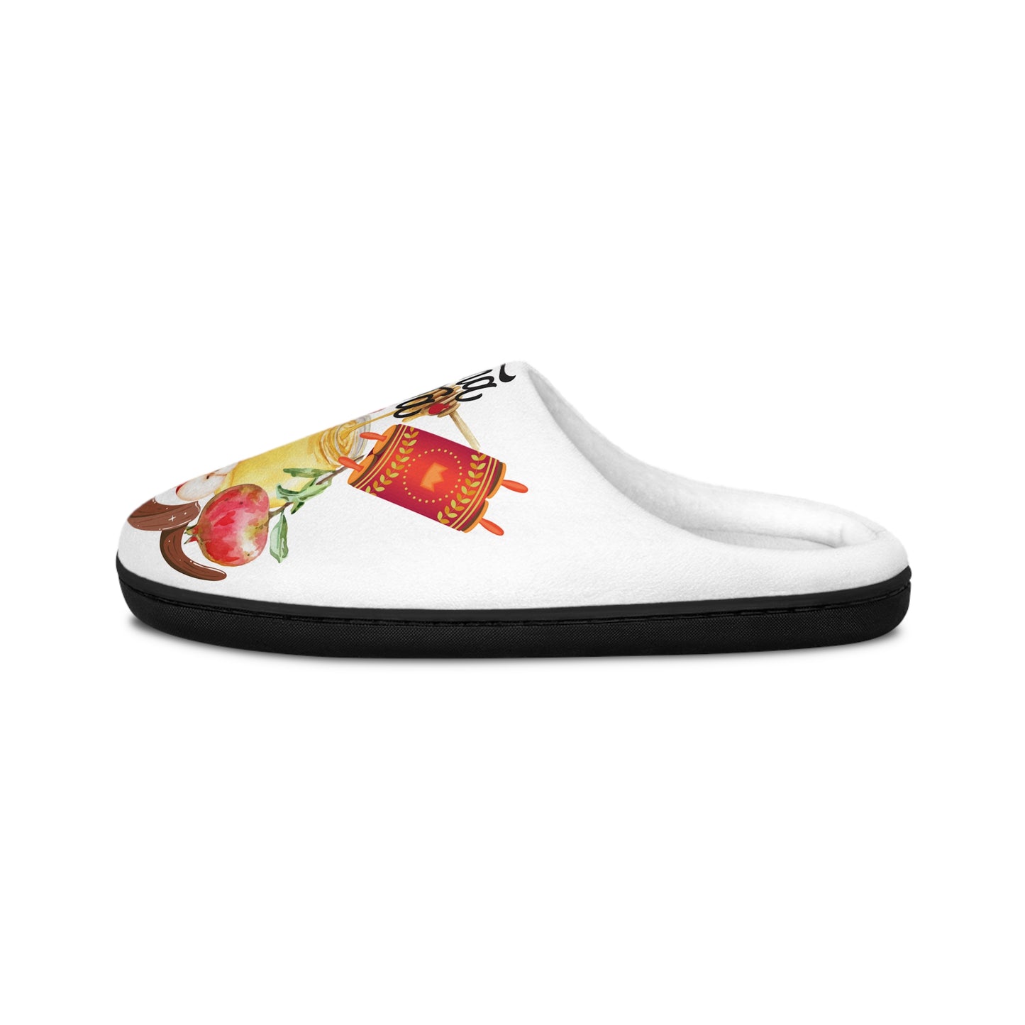 Cozy Women’s Indoor Slippers with Pomegranate Design, Perfect for Home, Gifts, Relaxation, and Holidays