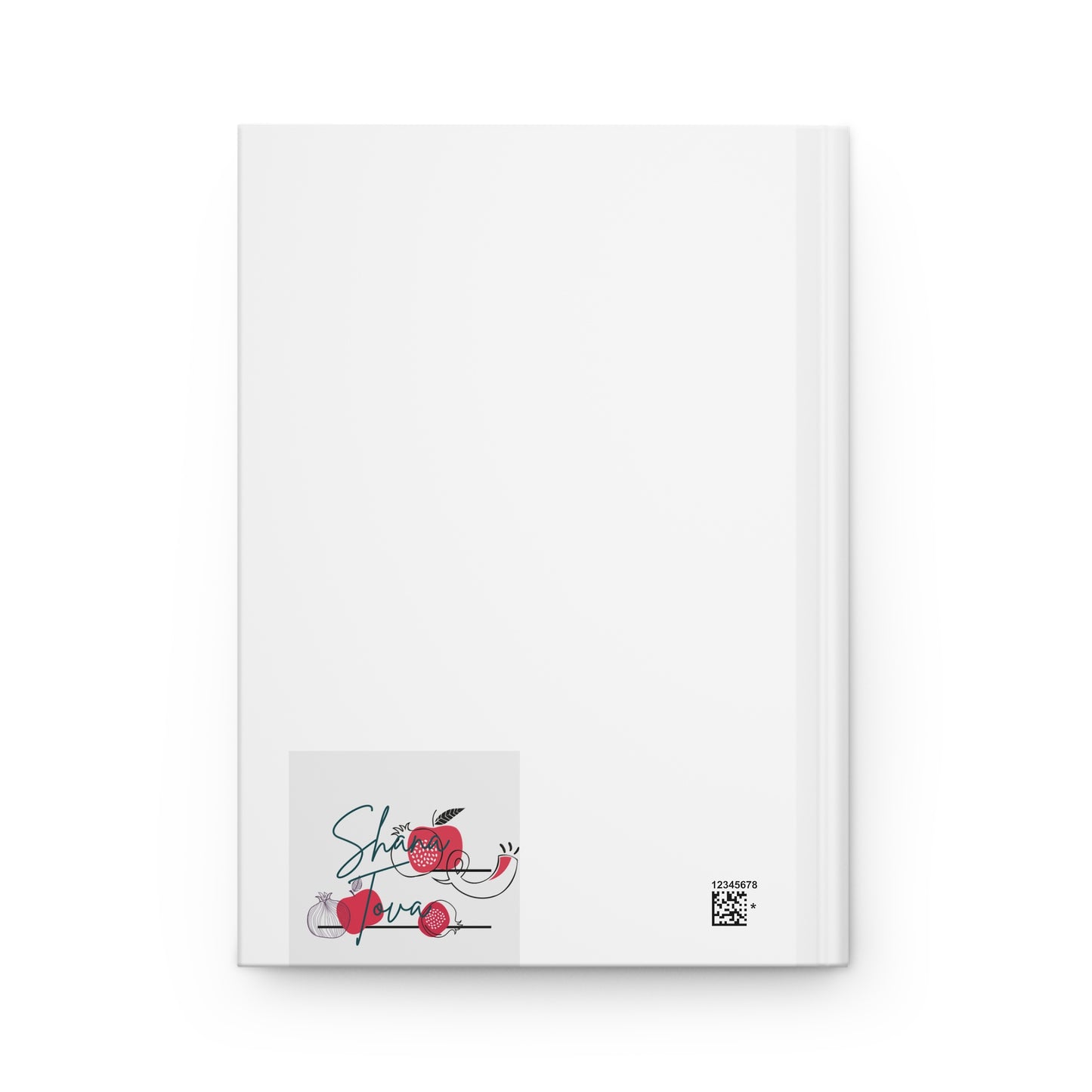 Rosh Hashanah Journal | Shana Tova Hardcover Notebook | Jewish New Year Gift | Personal Diary | Decorative Pomegranate Design