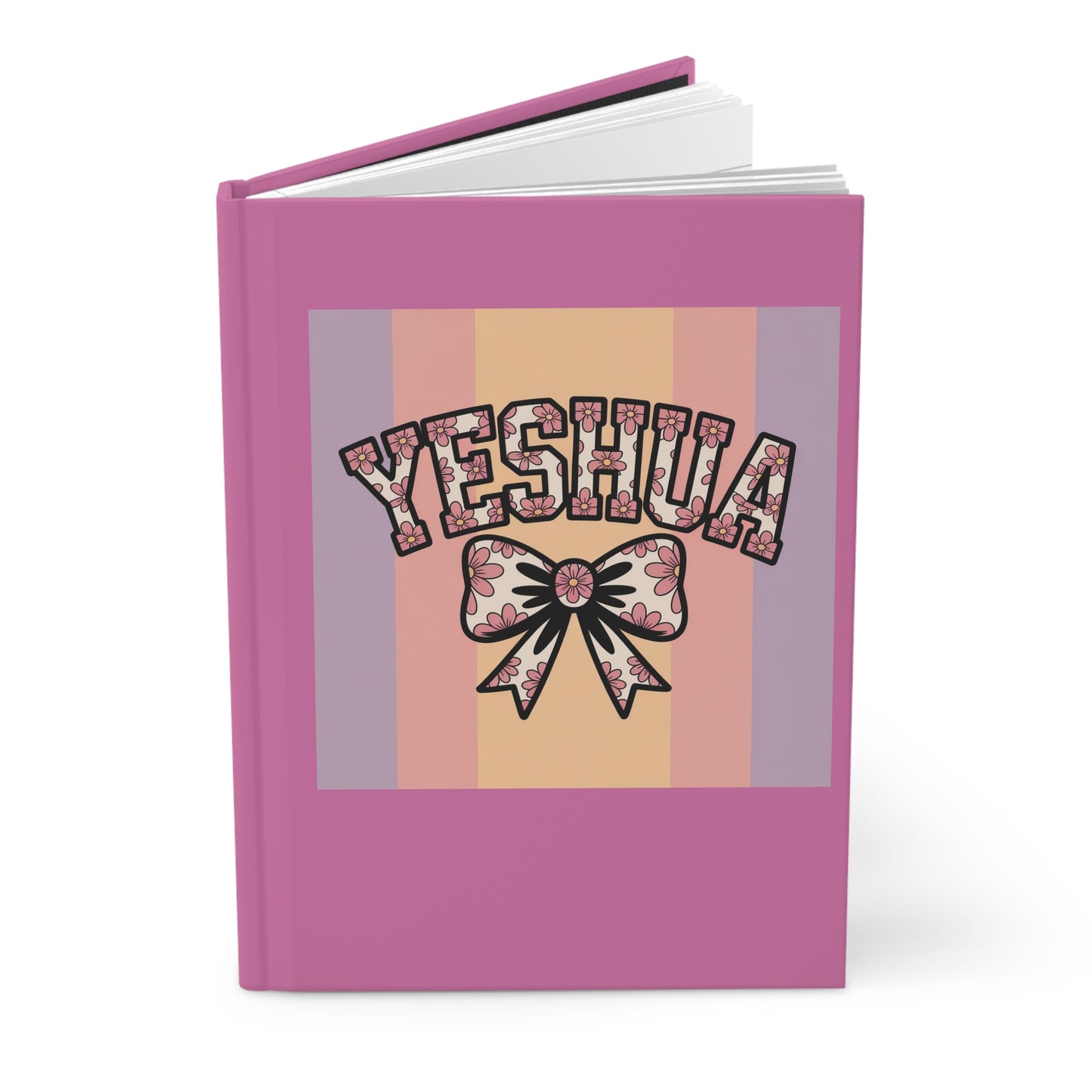Yeshua Floral Hardcover Journal, Inspirational Notebook, Faith Journal, Gift for Her, Prayer Journal, Floral Design
