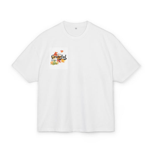 Grateful Autumn Box Tee, Fall T-Shirt, Thanksgiving Apparel, Cozy Statement Tee, Gift for Friends, Seasonal Wardrobe Essential