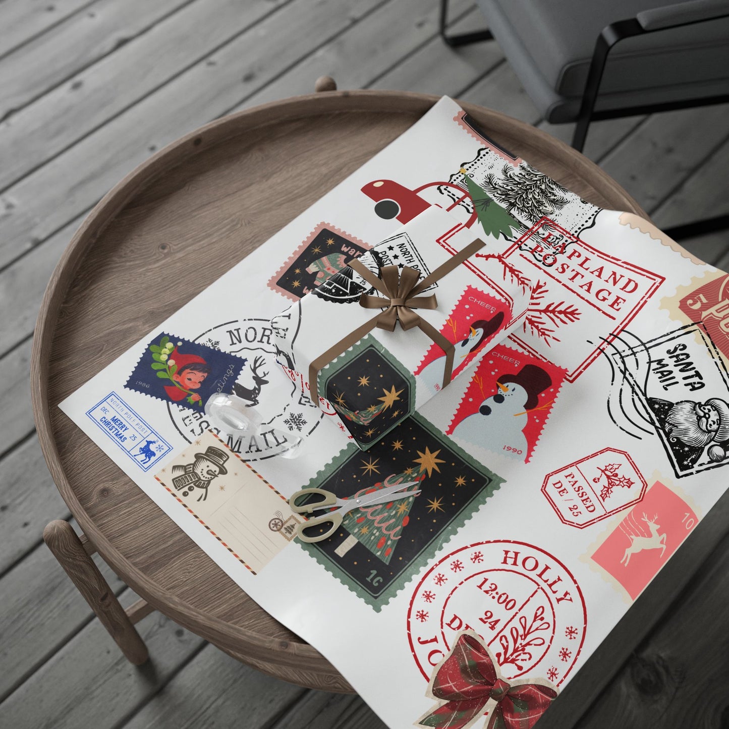 Vintage Christmas Wrapping Paper