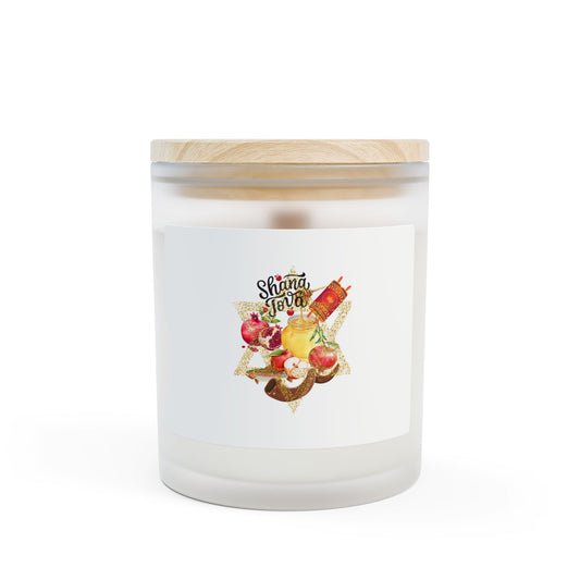 Frosted Glass Candle, 11oz