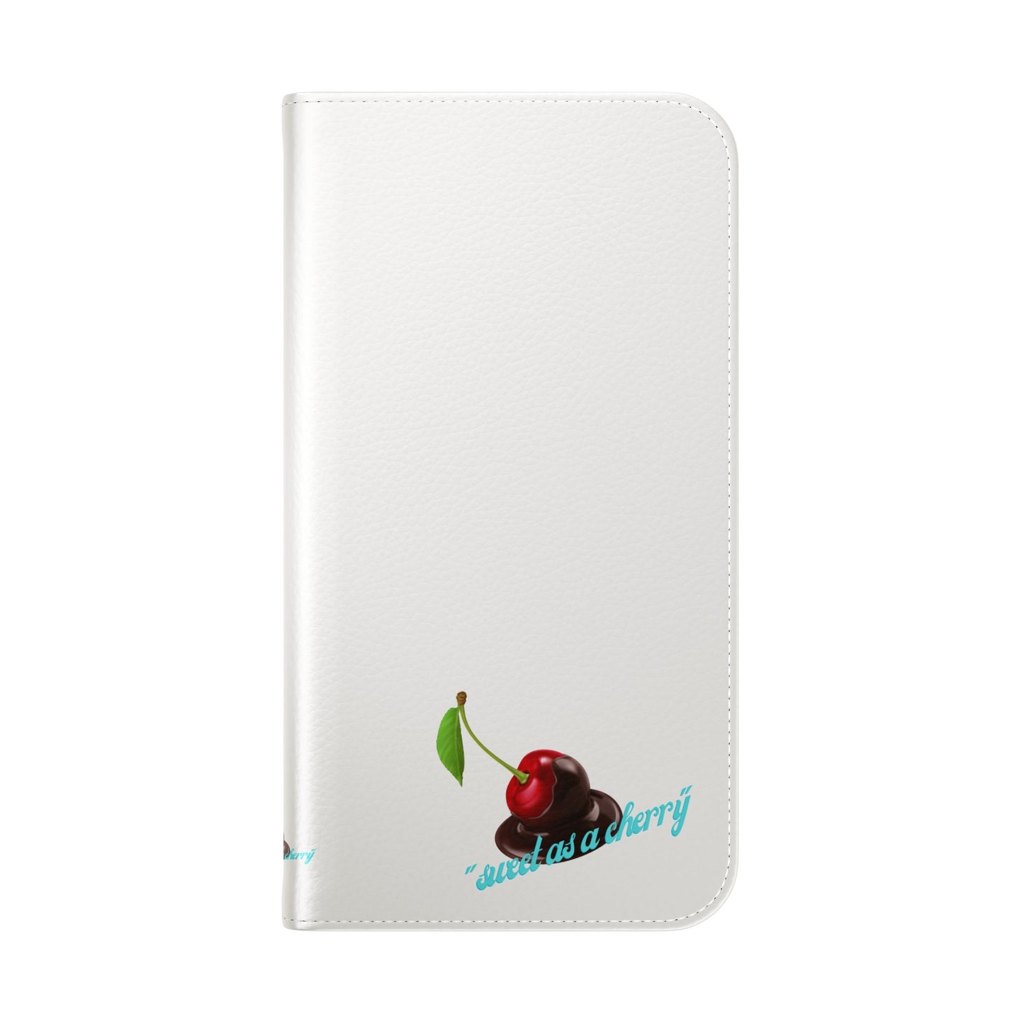Cherry Berry Flip Phone Case — Wallet Flip Cover with Cherry Graphic