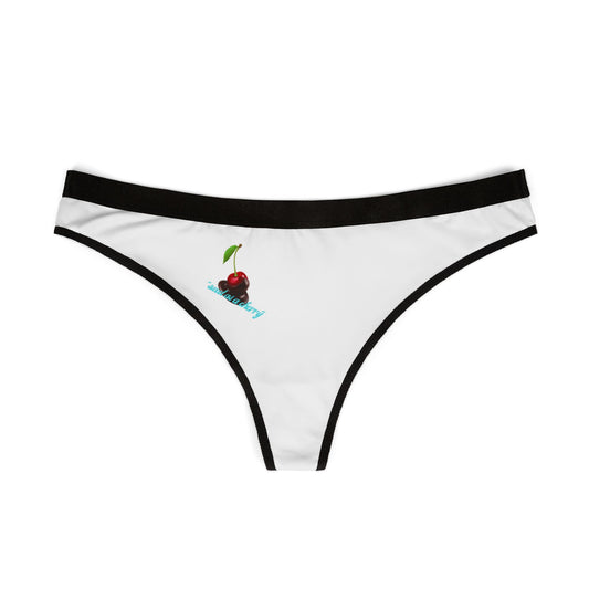 Women’s Thong — Small Cherry Graphic Bikini Panty