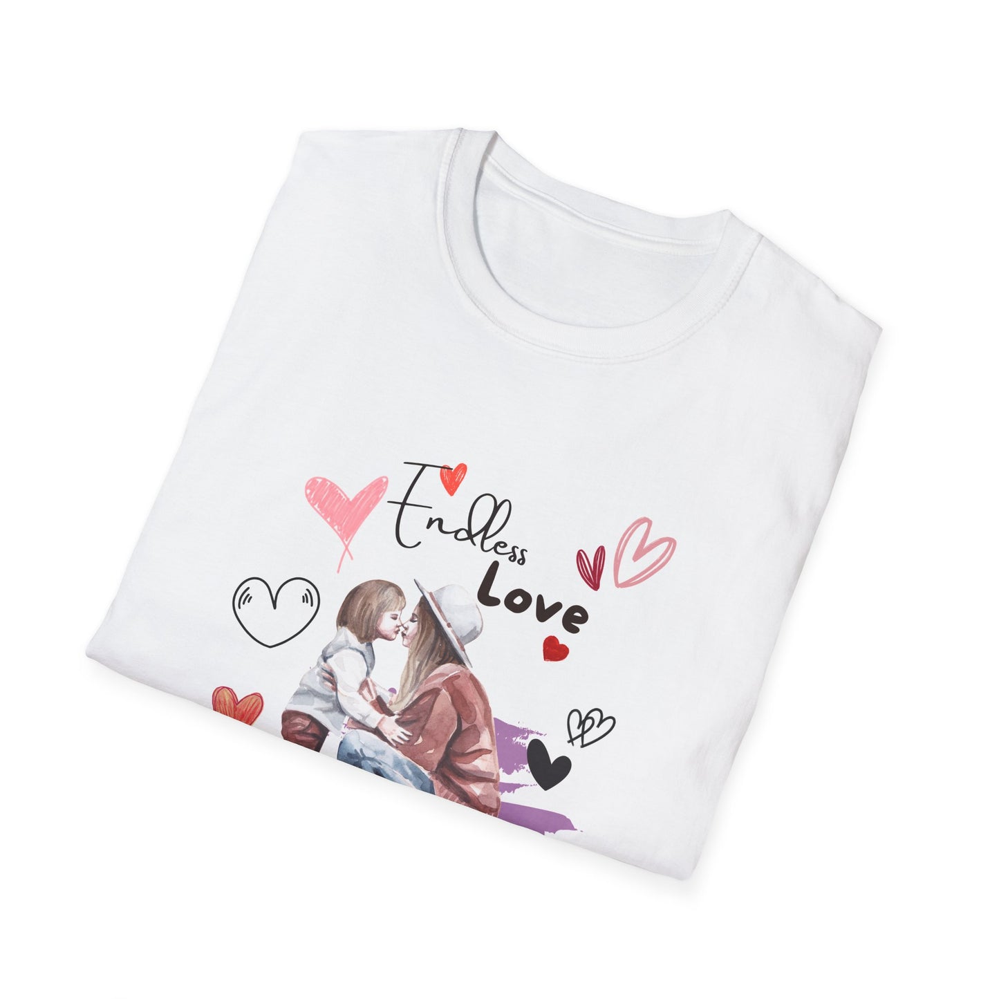Endless Love Unisex T-Shirt, Matching Mom and Daughter Tee, Family Love Shirt, Gift for Mother's Day, Cute Relationship Top