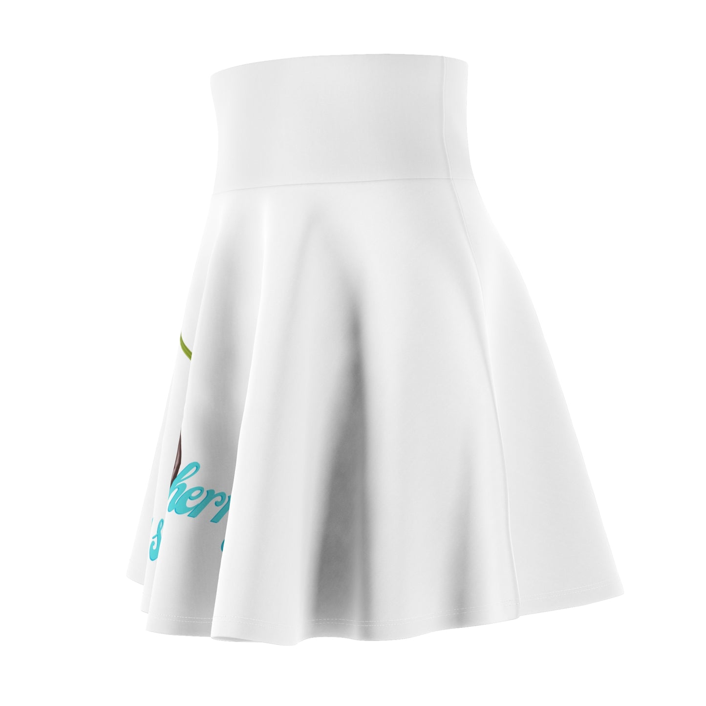 Cherry Graphic Skater Skirt — Retro Sweet Cherry Print