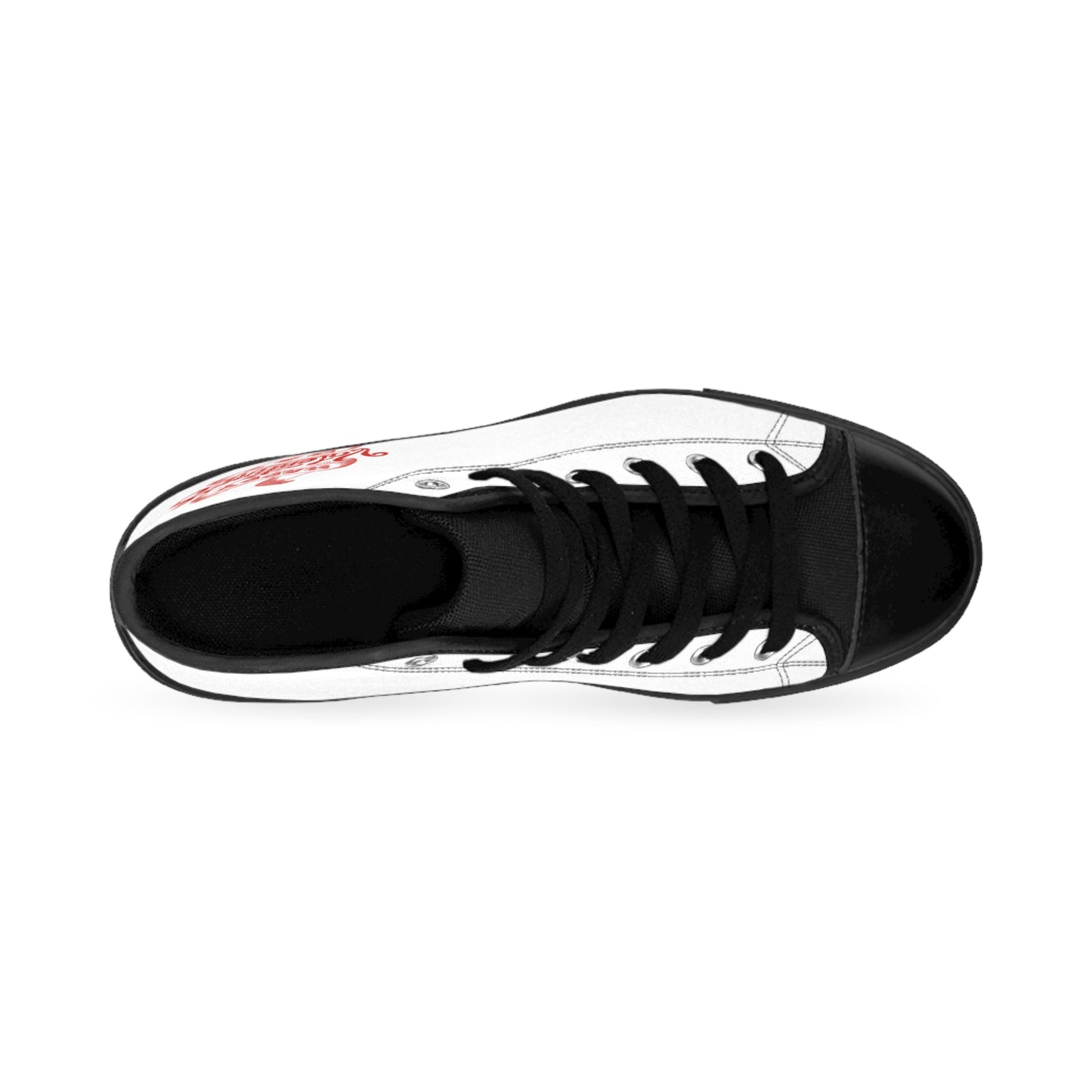 Valentine's Day High Top Sneakers — 'Happy Valentine's Day' Women's Classic Shoes