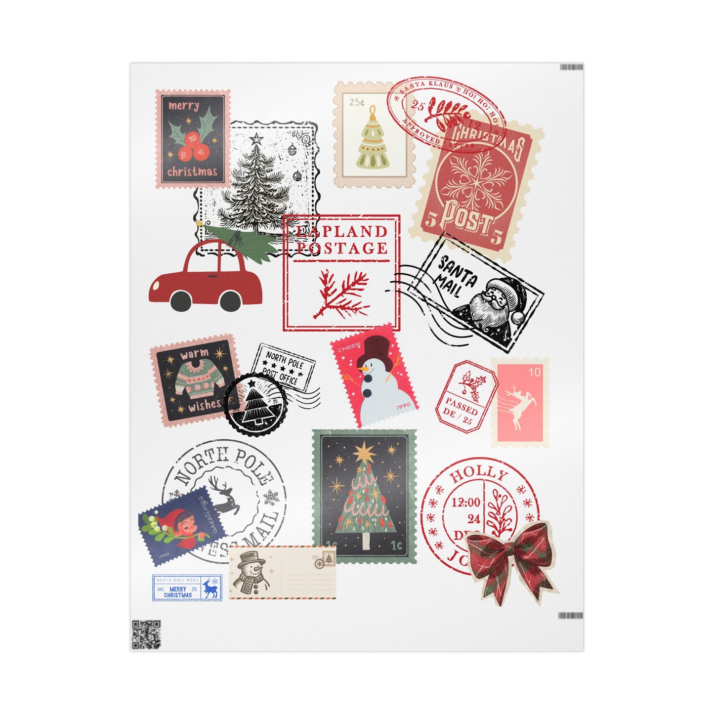 Vintage Christmas Wrapping Paper