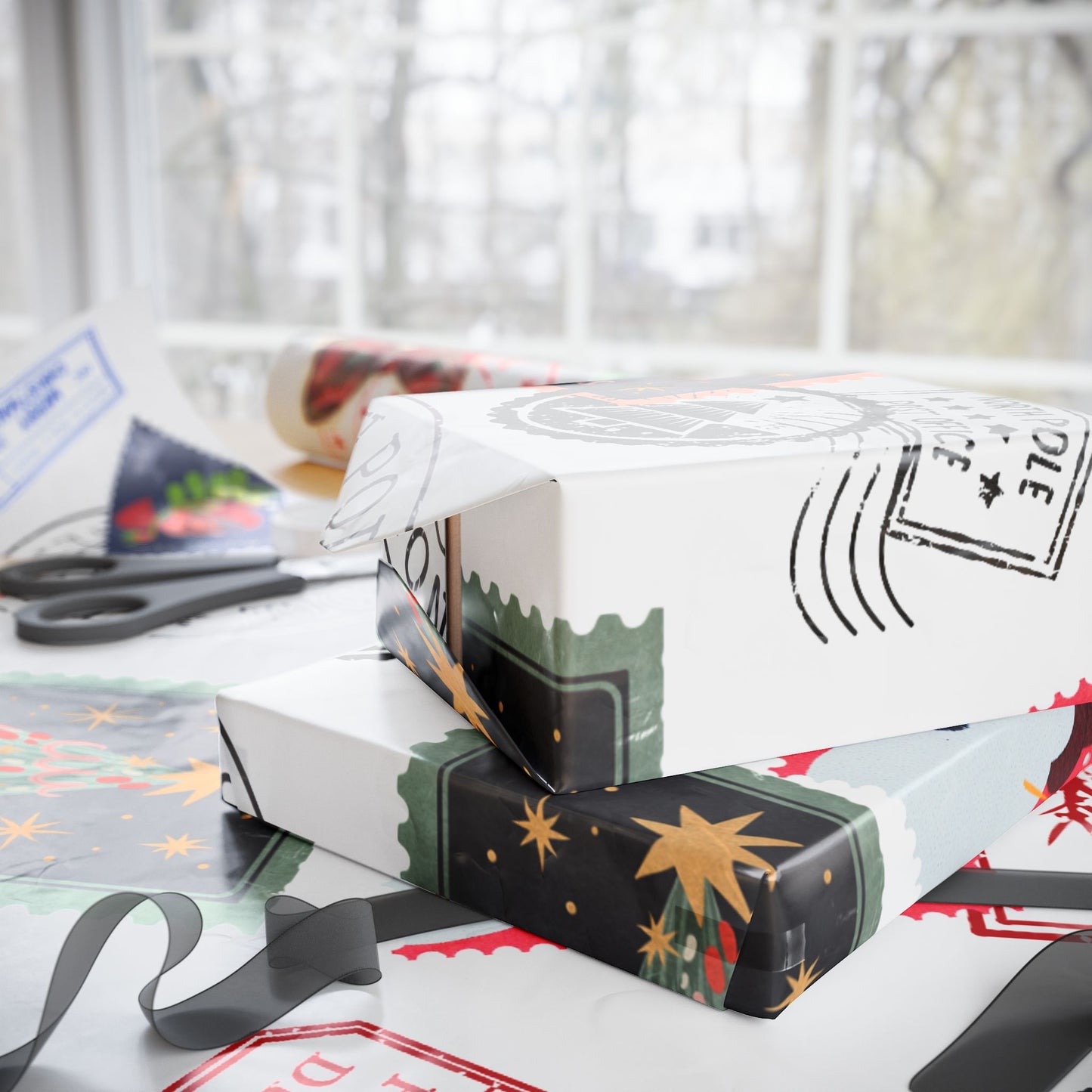 Vintage Christmas Wrapping Paper