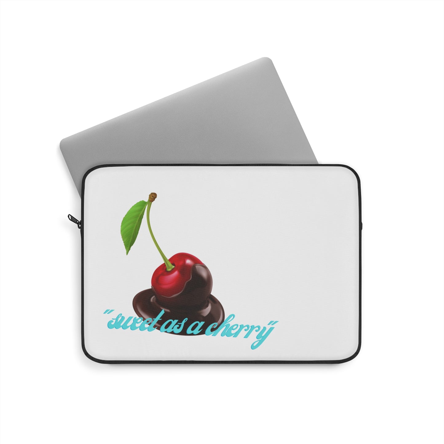 Cherryade Laptop Sleeve — Retro Cherry Graphic Laptop Sleeve