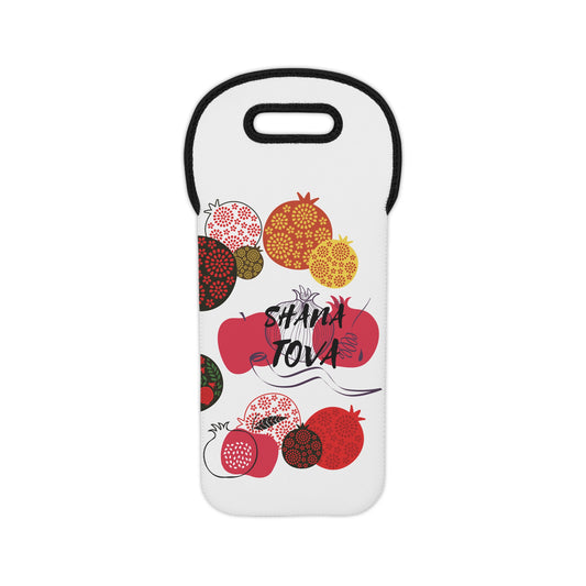Chic Wine Tote Bag for Celebrations, Perfect for Jewish New Year and Gatherings, Stylish Wine Carrier, Unique Gift, Holiday Accessory