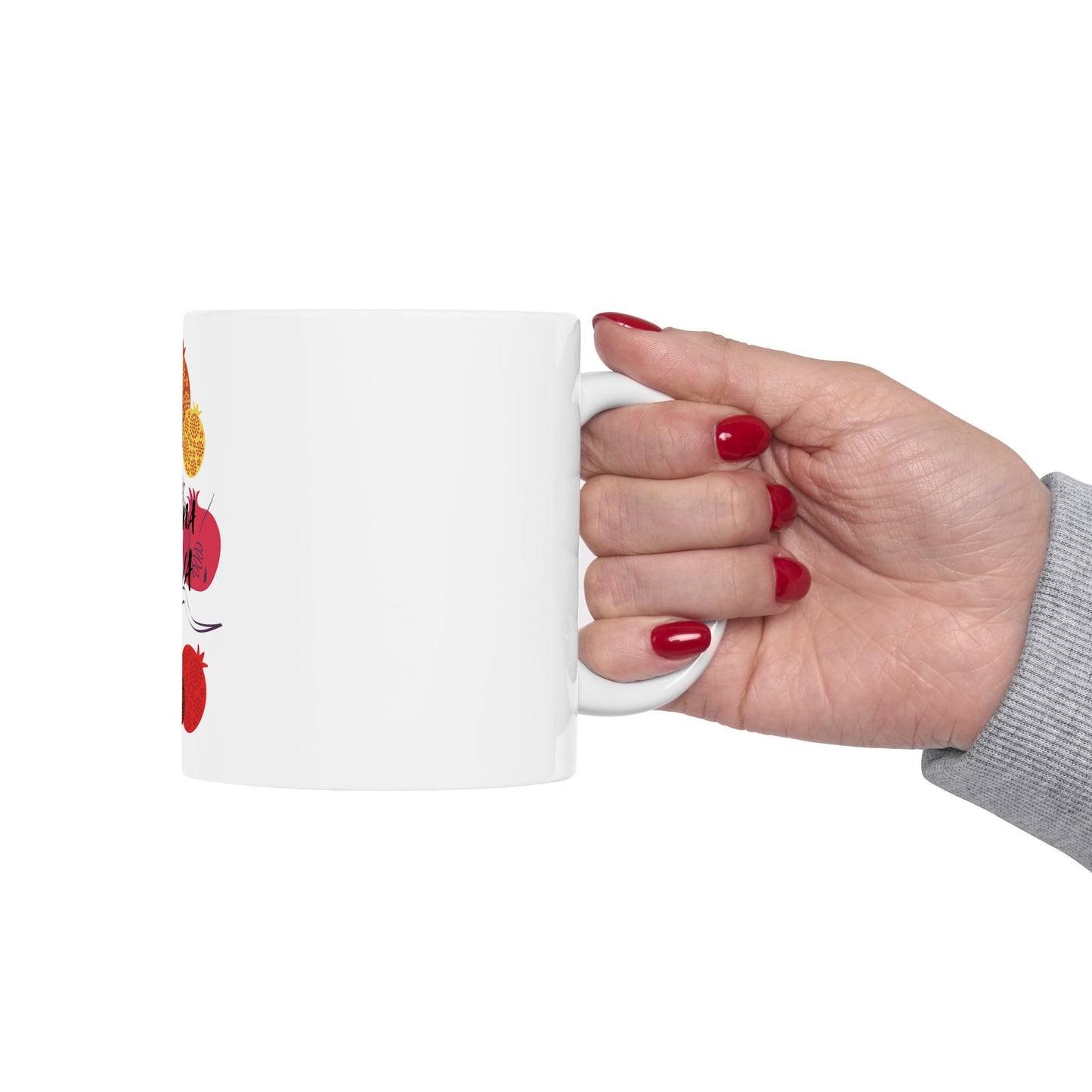 Rosh Hashanah Ceramic Mug - Shana Tova, Holiday Gift, Jewish New Year Cup, Coffee Tea Mug, Festive Kitchen Decor