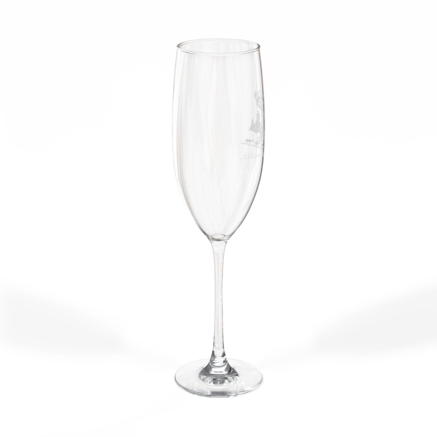Engraved Champagne Glass - 8oz Celebration Flute