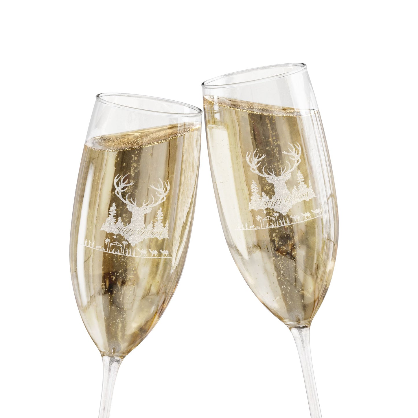 Engraved Champagne Glass - 8oz Celebration Flute