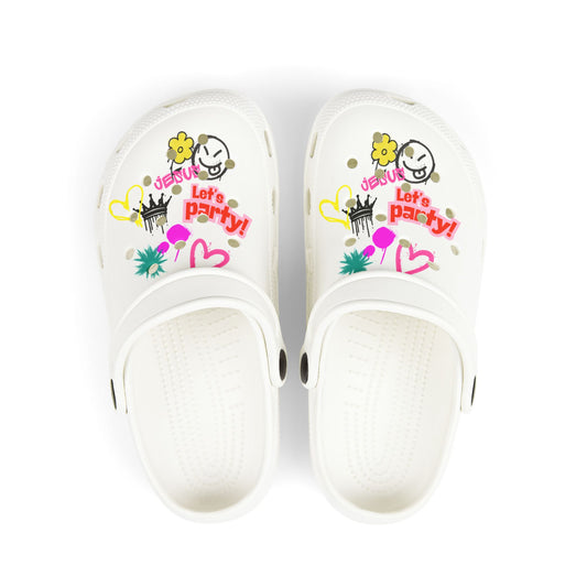 Kids' Fun Party Clogs - Colorful EVA Foam Slip-Ons for Comfort & Play