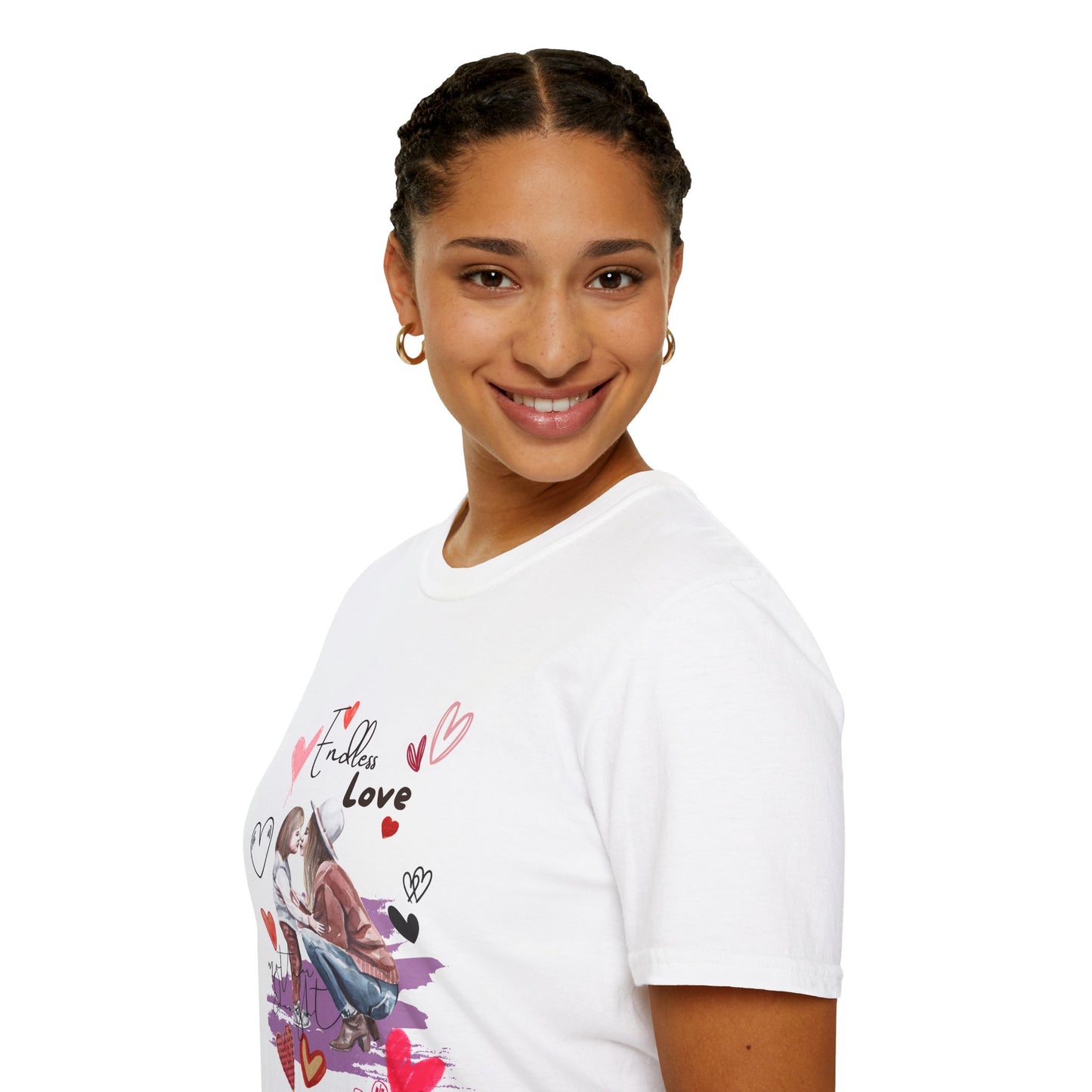 Endless Love Unisex T-Shirt, Matching Mom and Daughter Tee, Family Love Shirt, Gift for Mother's Day, Cute Relationship Top