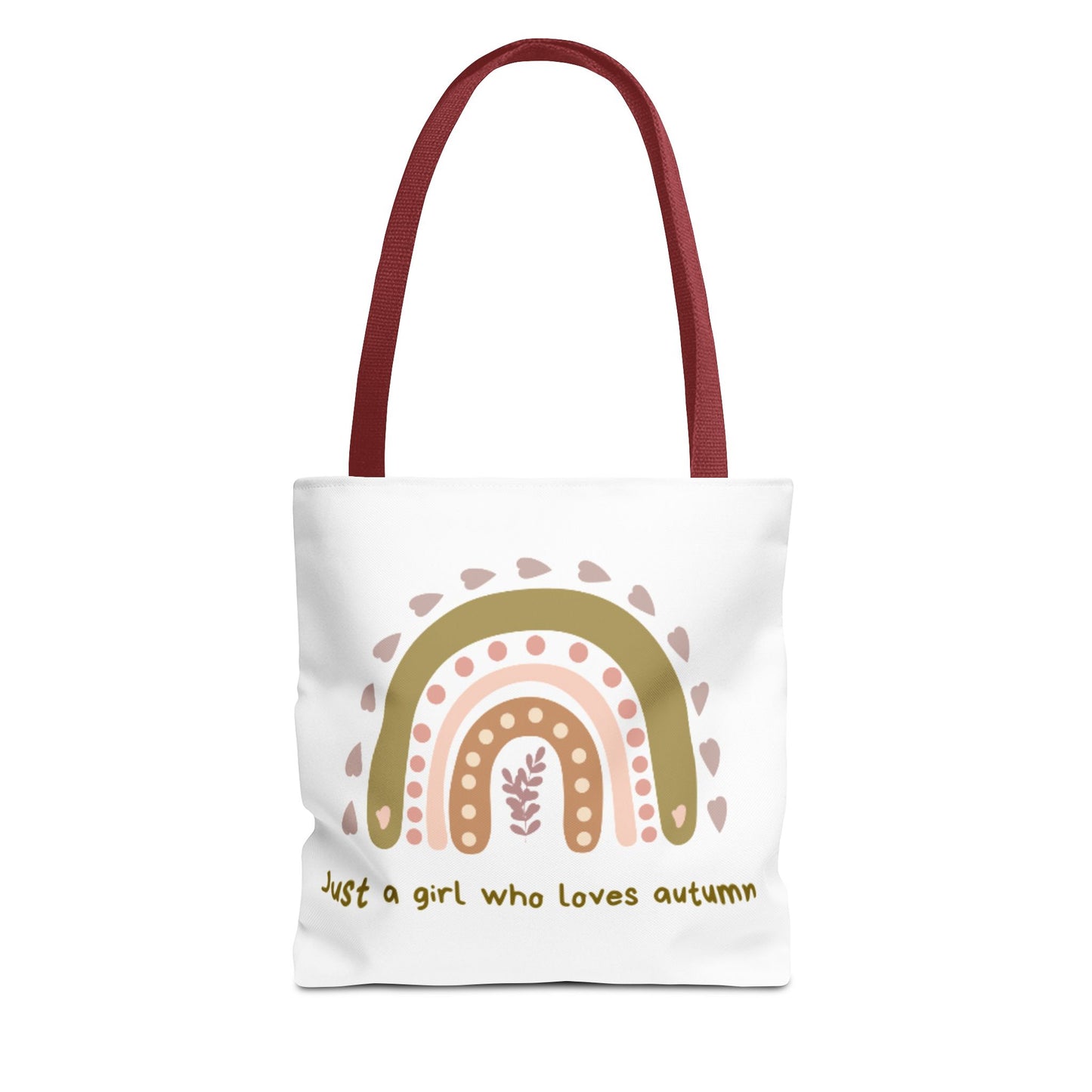 Autumn Love Tote Bag, Fall-Themed Grocery Bag, Eco-Friendly Shopping Tote, Stylish Carry All, Gift for Her