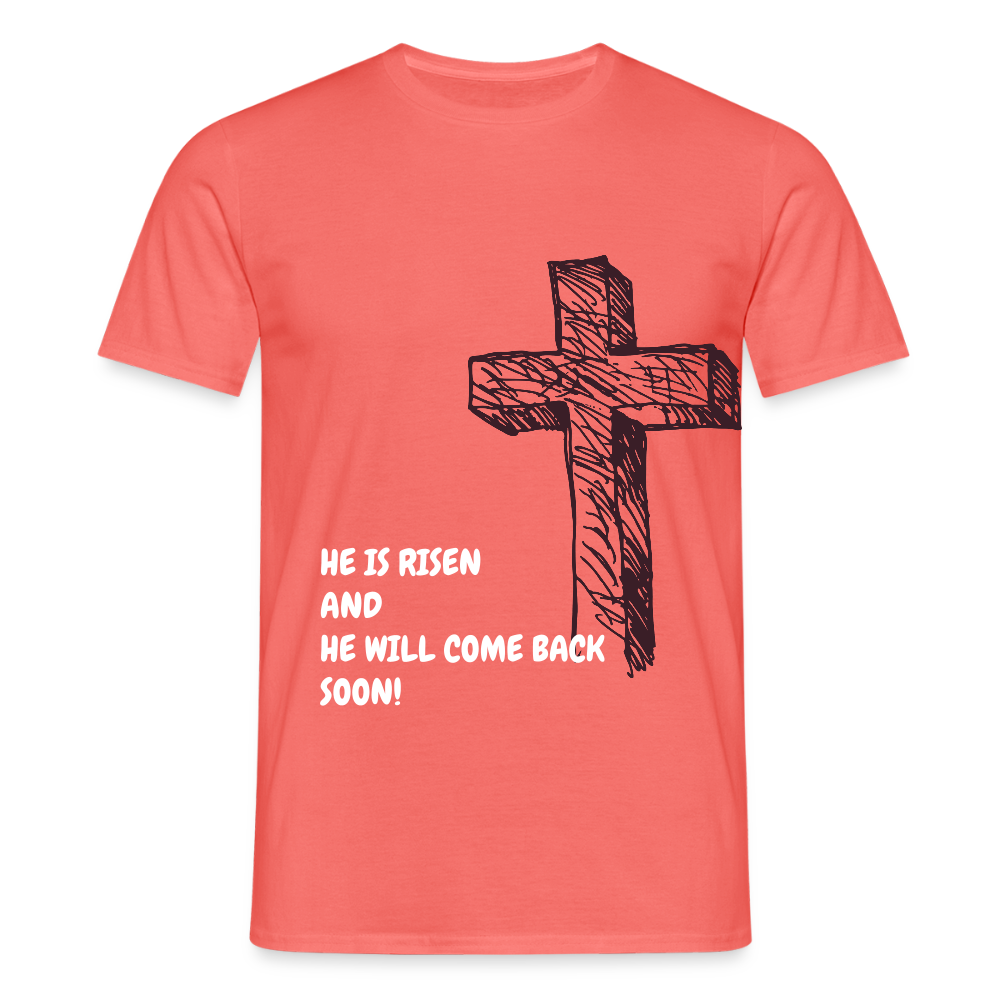 Men's T-Shirt - coral