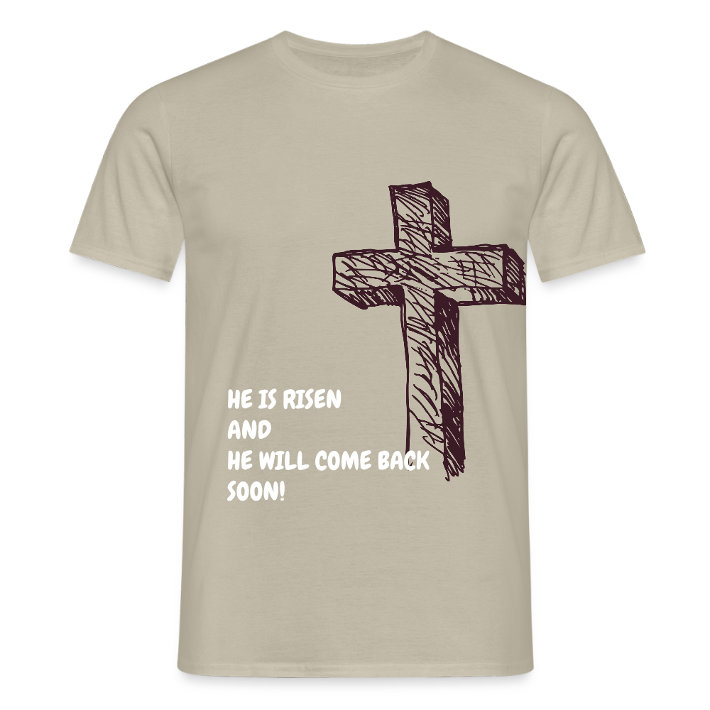 Men's T-Shirt - sand beige