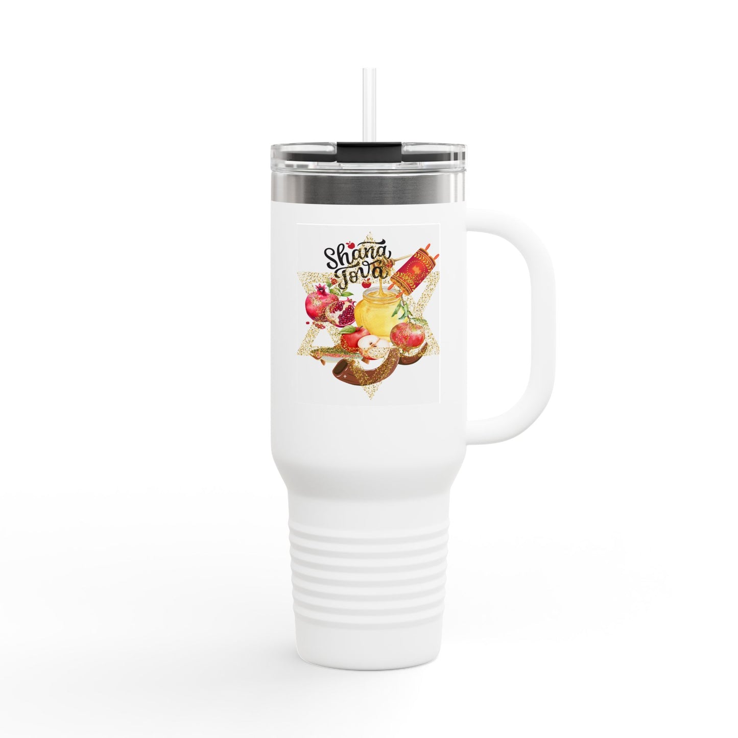 Insulated Travel Mug, 40oz - Perfect for On-the-Go Coffee Lovers, Summer Picnics, Camping, Gift for Him/Her, Holiday Travel