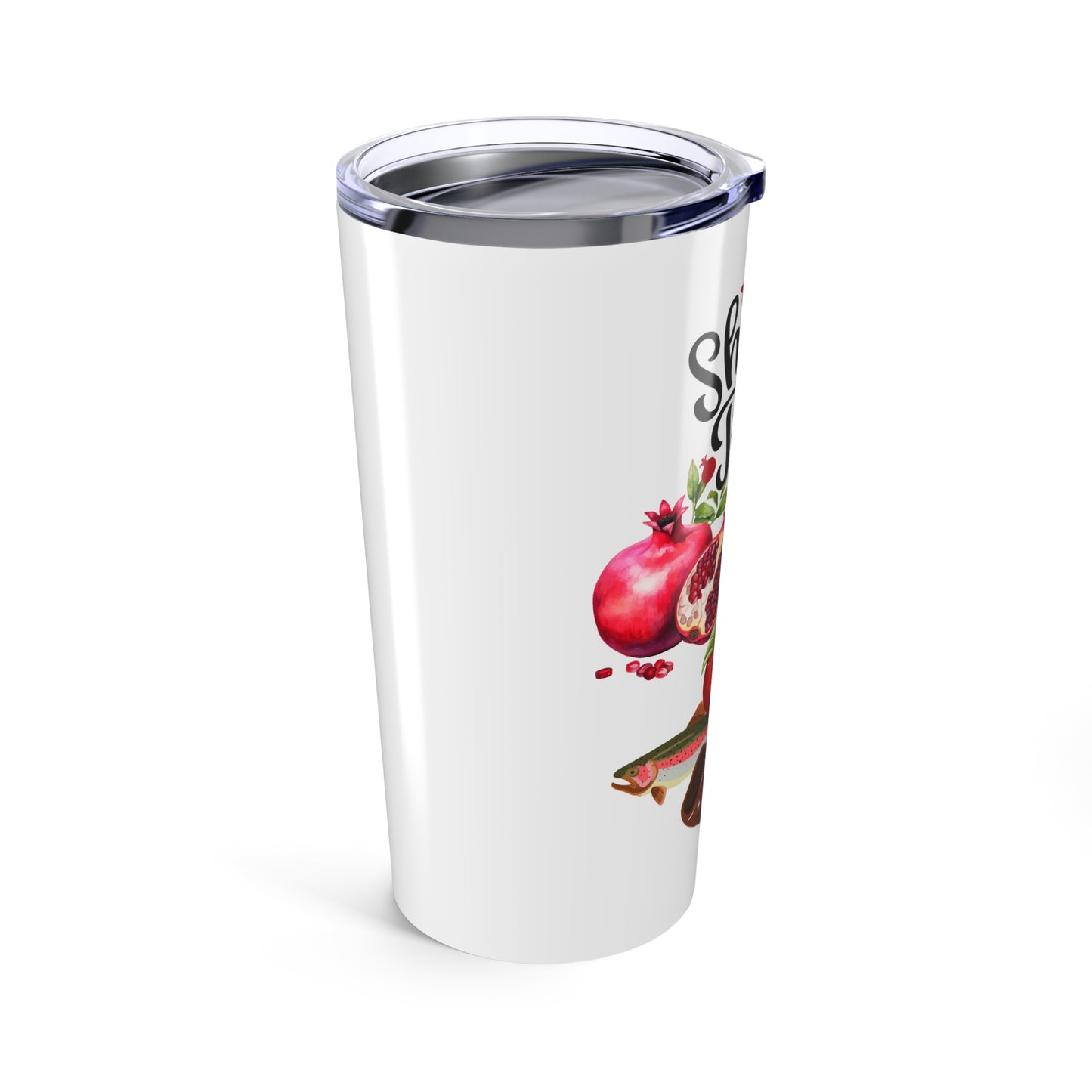 Shana Tova 20oz Tumbler, Rosh Hashanah Gift, Jewish New Year Drinkware, Fall Celebration Cup, Honey Apple Theme