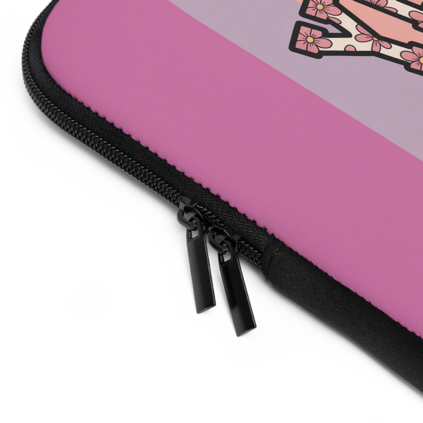 Stylish Yeshua Laptop Sleeve, Flower Bow Design, Tech Accessory, Gift for Students, Cute Work Bag, LGBT Pride, Graduation Gift