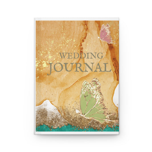 Elegant Wedding Journal, Hardcover Notebook for Newlyweds, Bride and Groom Gift, Memory Book, Bridal Shower Keepsake