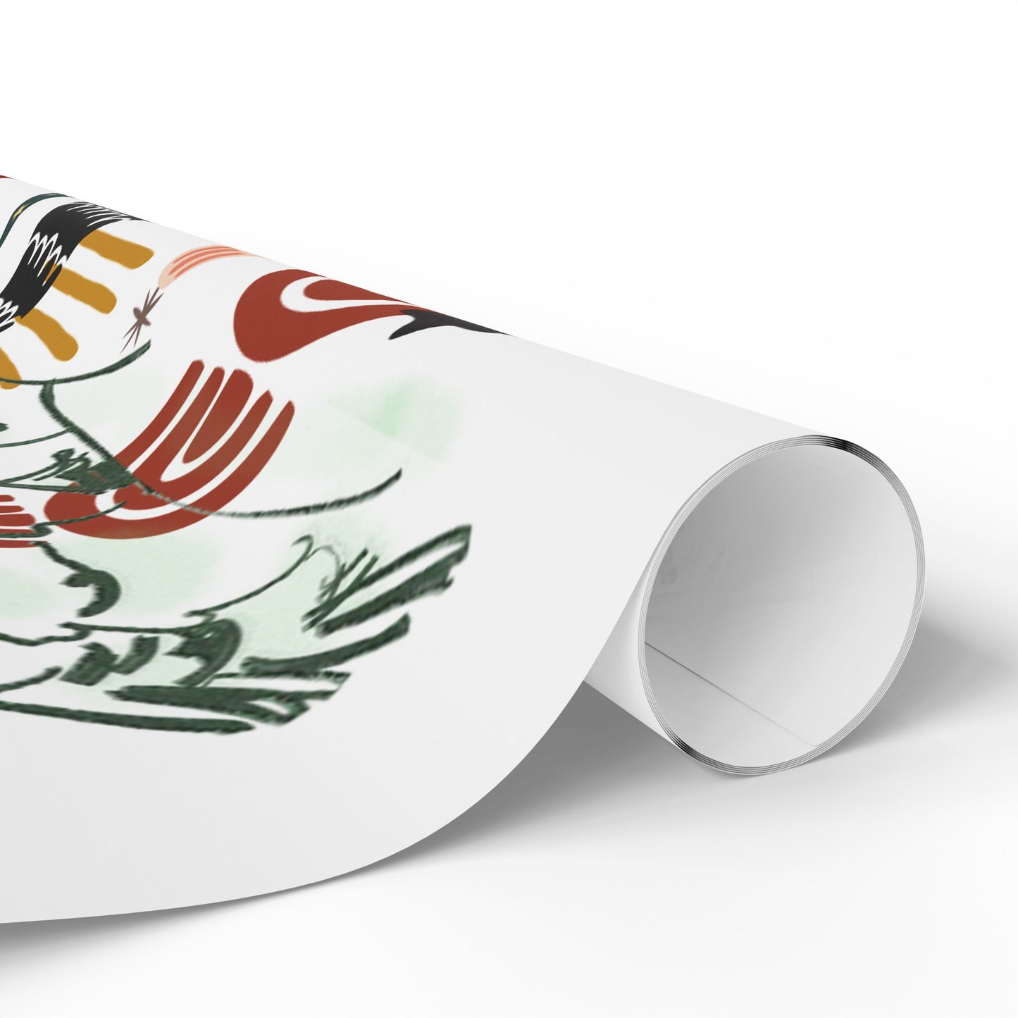 Christmas Wrapping Paper Set - Festive Trees & Holiday Patterns