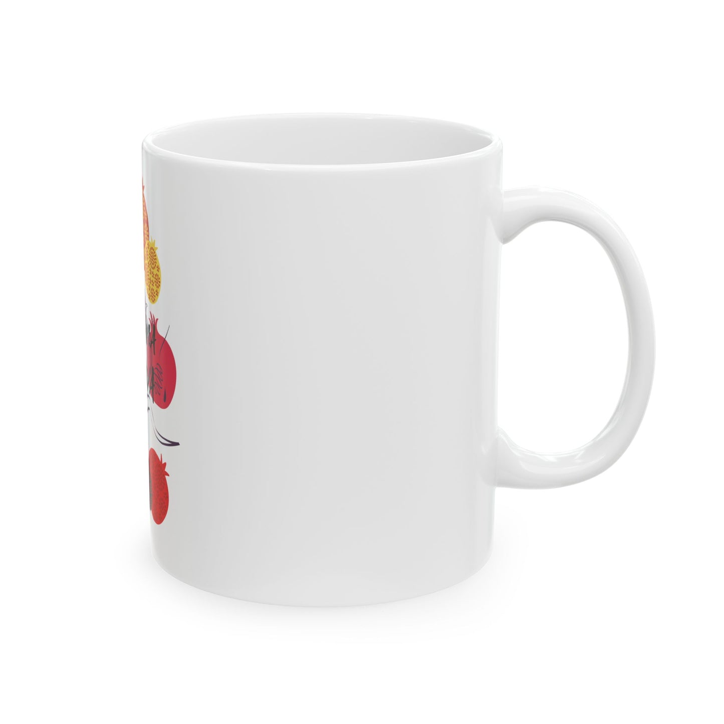 Rosh Hashanah Ceramic Mug - Shana Tova, Holiday Gift, Jewish New Year Cup, Coffee Tea Mug, Festive Kitchen Decor