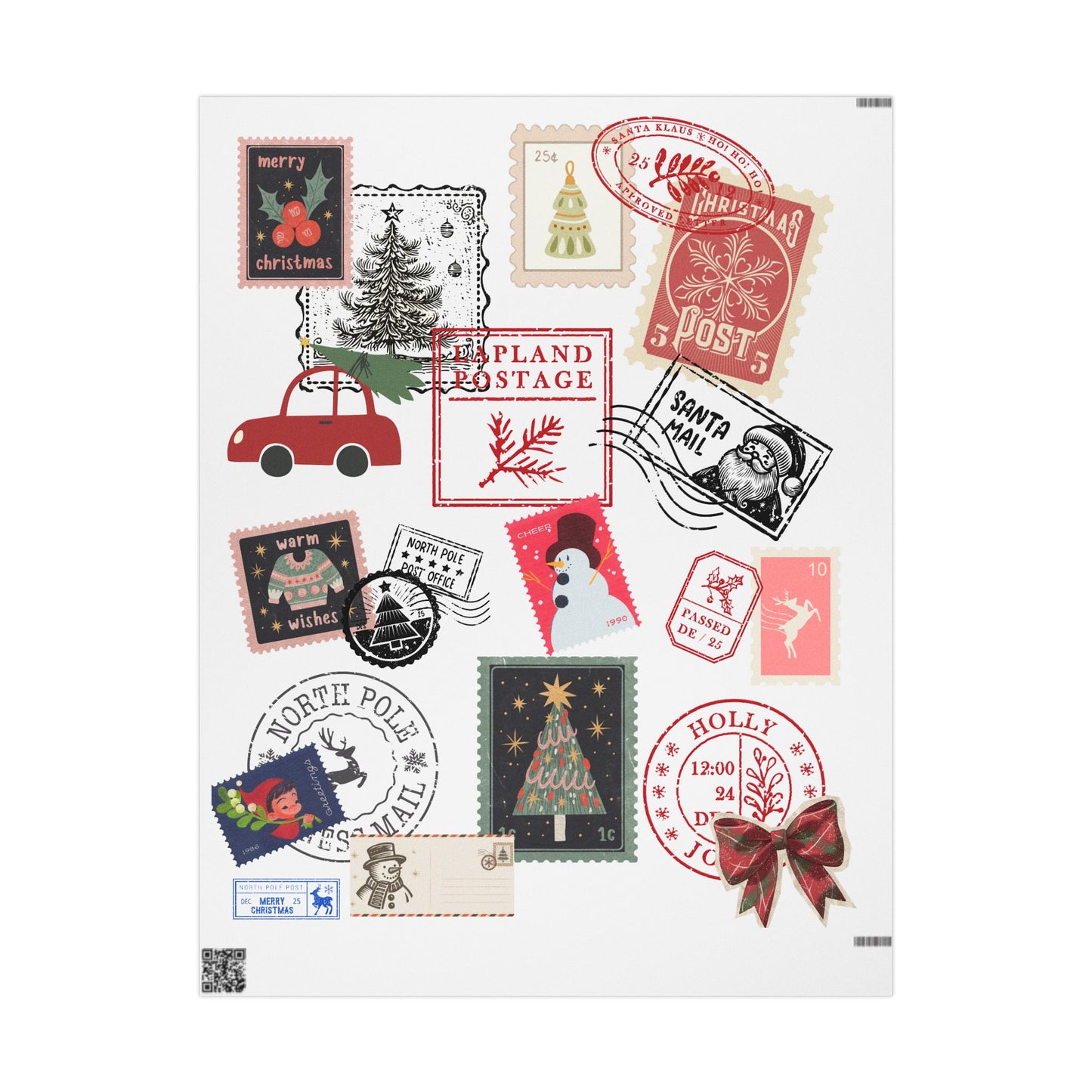 Vintage Christmas Wrapping Paper